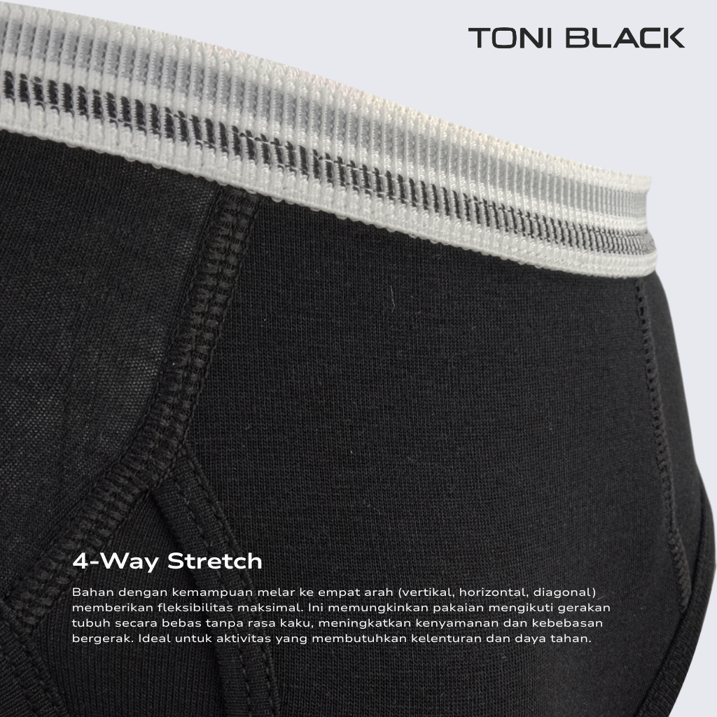 Toni Black – Premium Cotton Boys’ Briefs 6 Pack