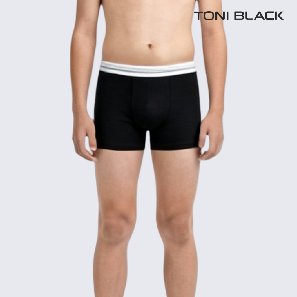 Toni Black - Premium Cotton Boys’ Boxer Briefs 6 Pack