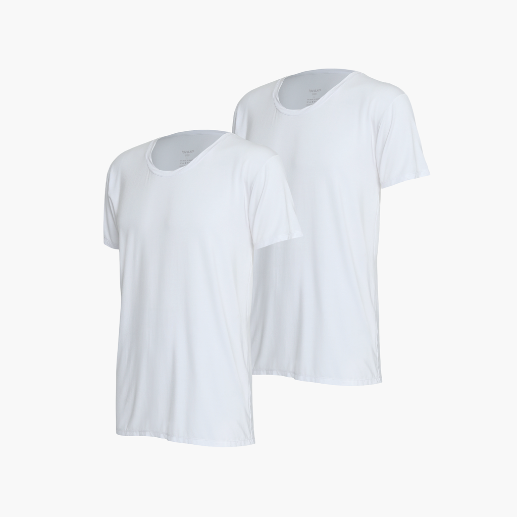 TONI BLACK ModalCloud™ Inner Crewneck T 2 Pack