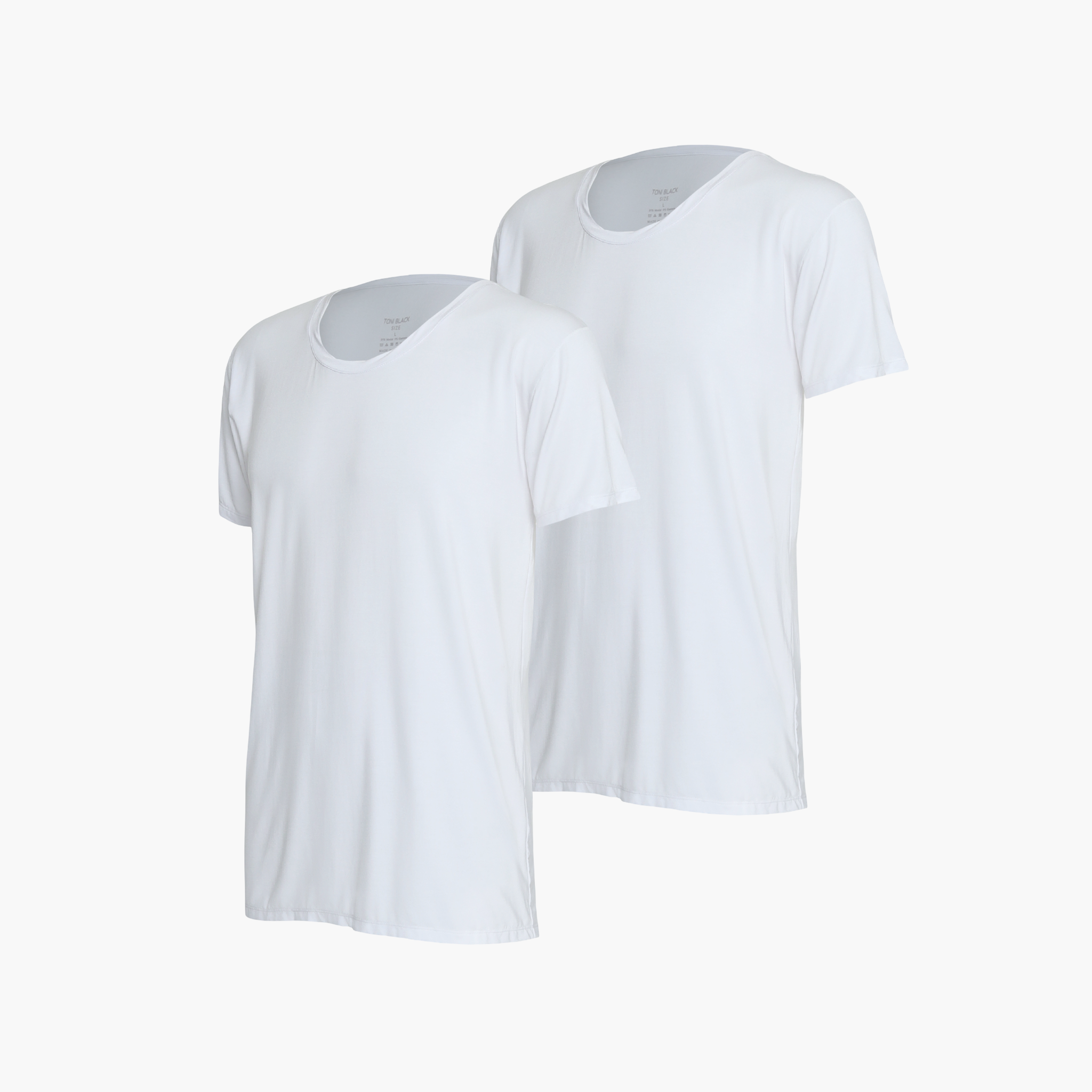 TONI BLACK ModalCloud™ Inner Crewneck T 2 Pack